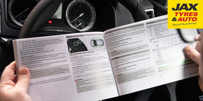 Review your car manual when changing a tyre