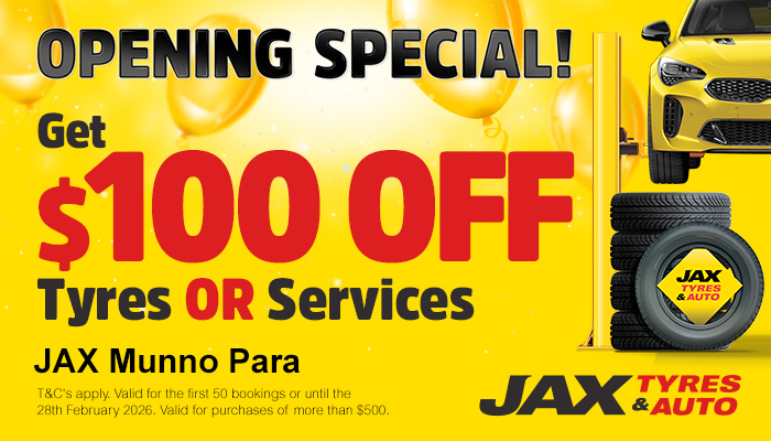 Opening Special - $100 off any tyres or services