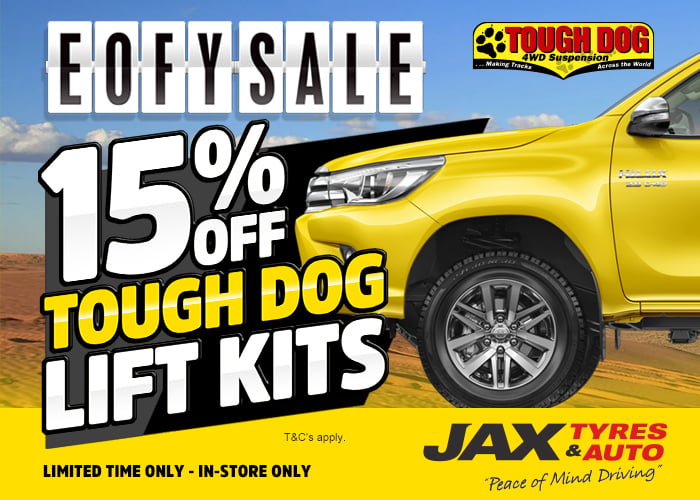 EOFY TOUGH DOG LIFT KITS - 15% OFF