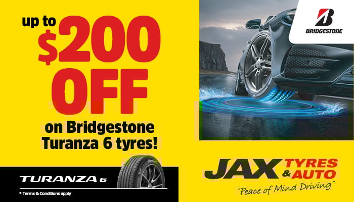 Bridgestone - Up to $200 Cashback