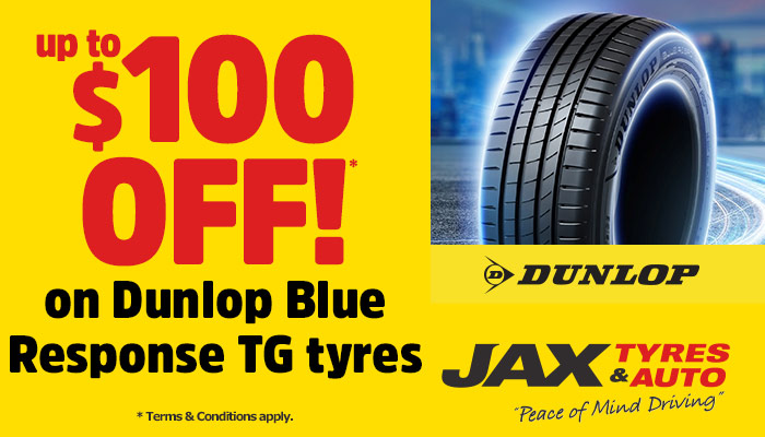 Dunlop - Up to $100 Cashback