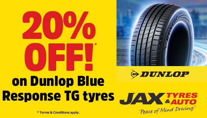 Dunlop - Buy 4 and get 20% OFF