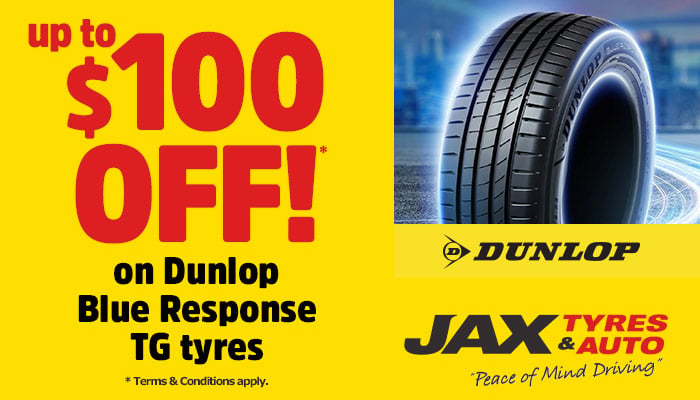 Dunlop - Up to $100 Cashback