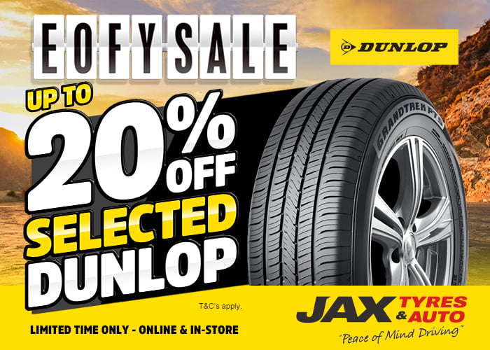 EOFY Dunlop - Up to 20% OFF