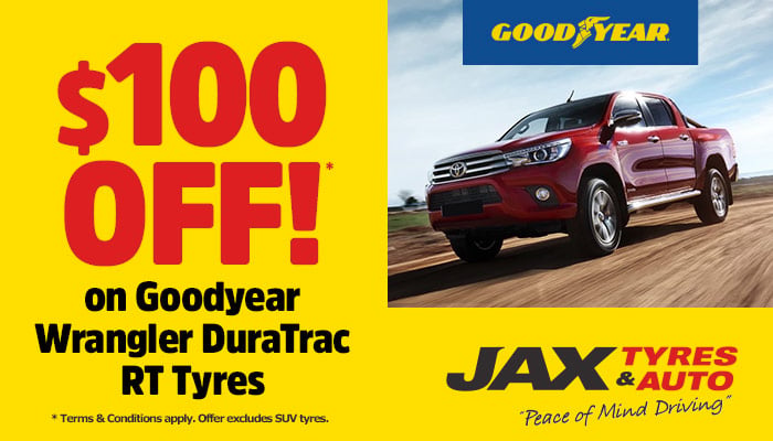 Goodyear – $100 Cashback