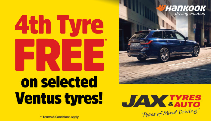 Hankook - Buy 4 and get the 4th tyre FREE
