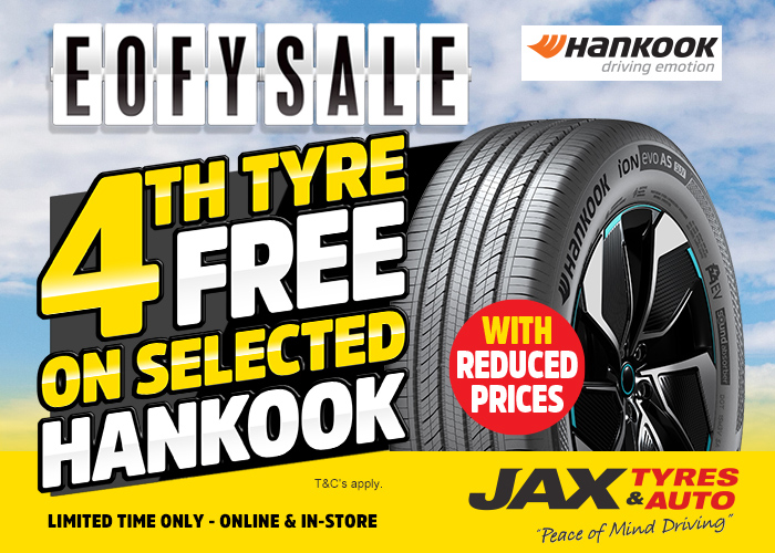 EOFY Hankook - Buy 4 and get the 4th FREE