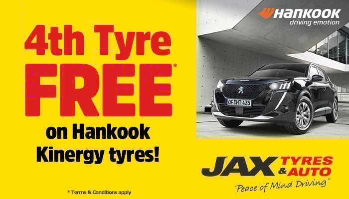 Hankook - Buy 4 and get the 4th tyre FREE