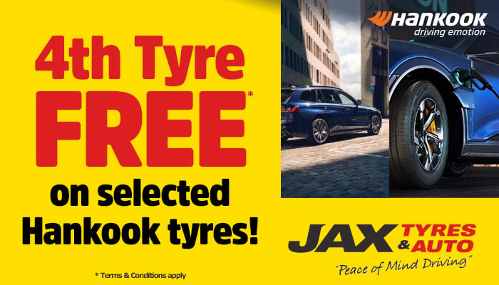 Hankook - Buy 4 and get the 4th tyre FREE