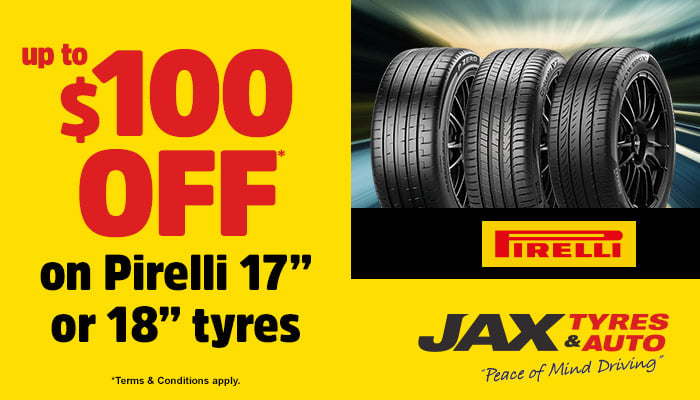 Pirelli - Up to $100 Cashback