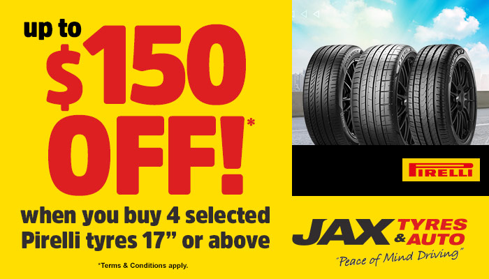 Pirelli - Up to $150 Cashback