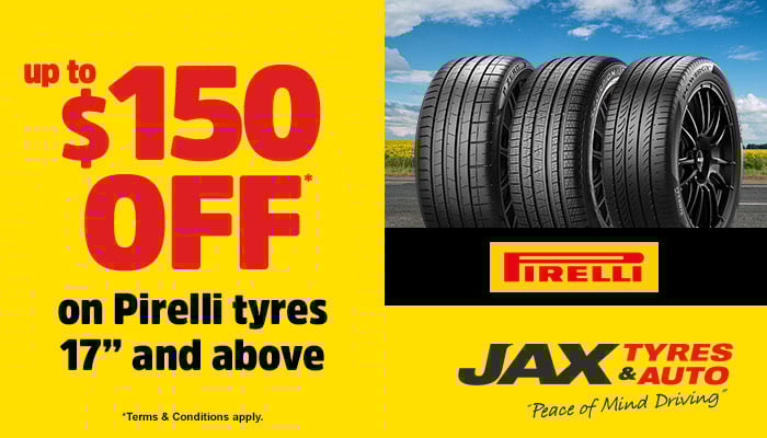Pirelli - Up to $150 Cashback