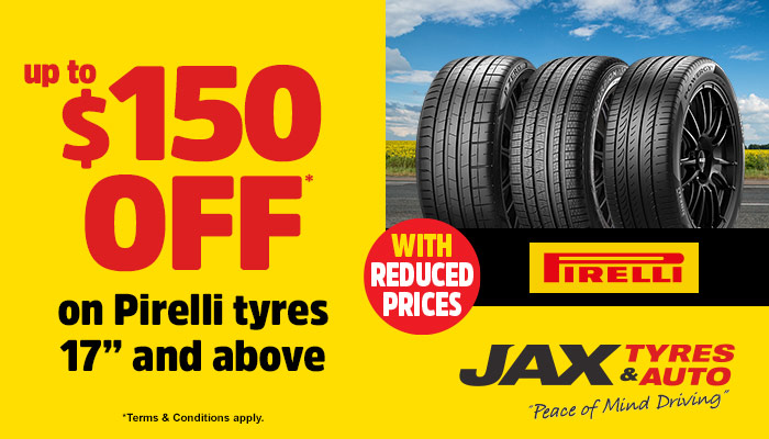 Pirelli - Up to $150 Cashback