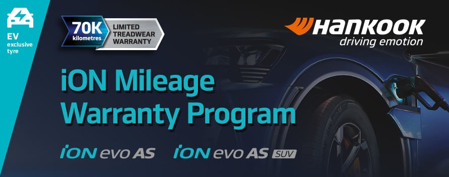 Hankook iON Range Mileage Warranty Program