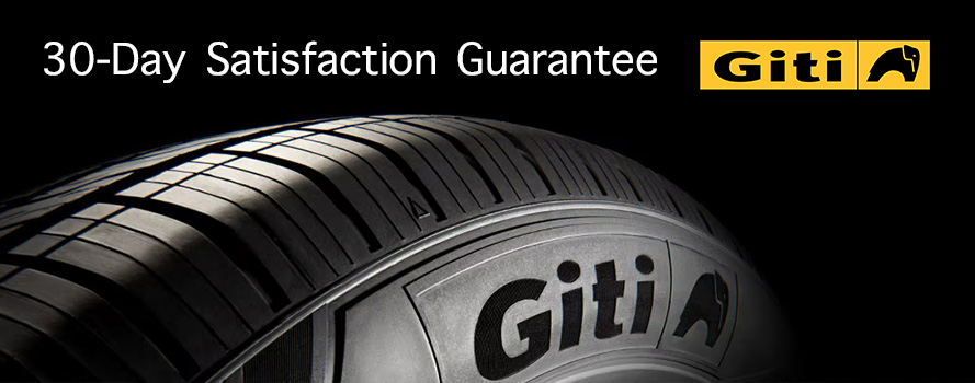 Giti 30 Day Satisfaction Guarantee