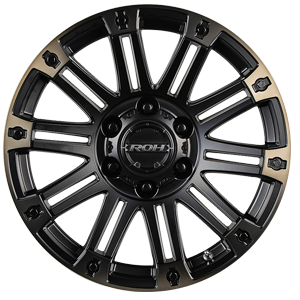 ROH Hostile - Matt Black with Matt Black Black Bolts Bronze Tinted Lip