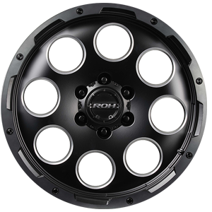 ROH Sniper - Matt Black with Black Bolts Gunmetal Lip